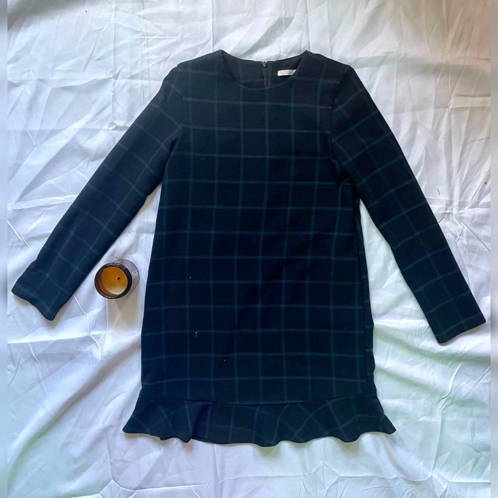 Zara Navy Blue Long Sleeves Minidress